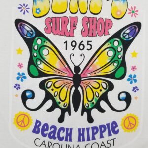 Bert's Tee Shirt Hippie Butterfly