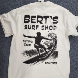 Bert's Tee Shirt Surfer Large Logo